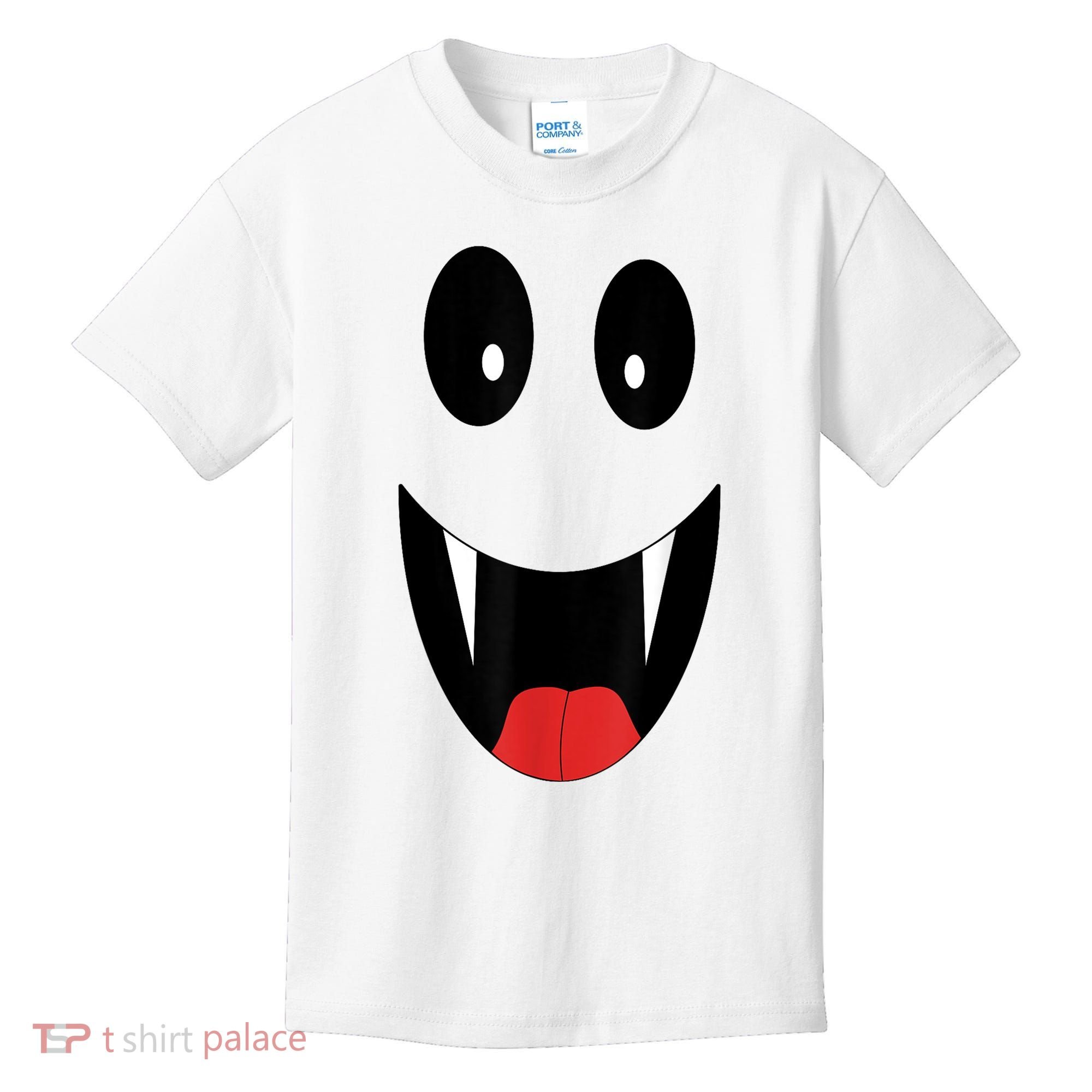 Ghost Costume Halloween Ghost Kids T-Shirt