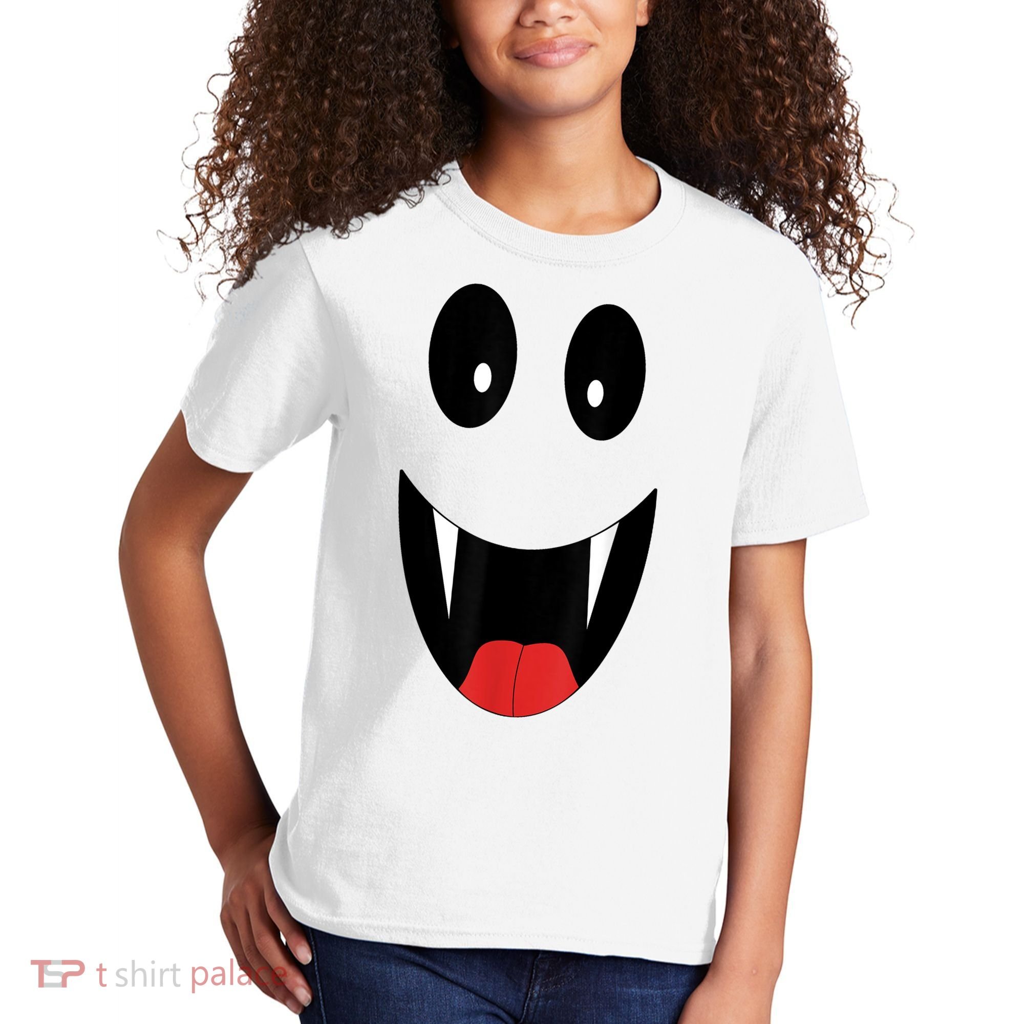 Ghost Costume Halloween Ghost Kids T-Shirt