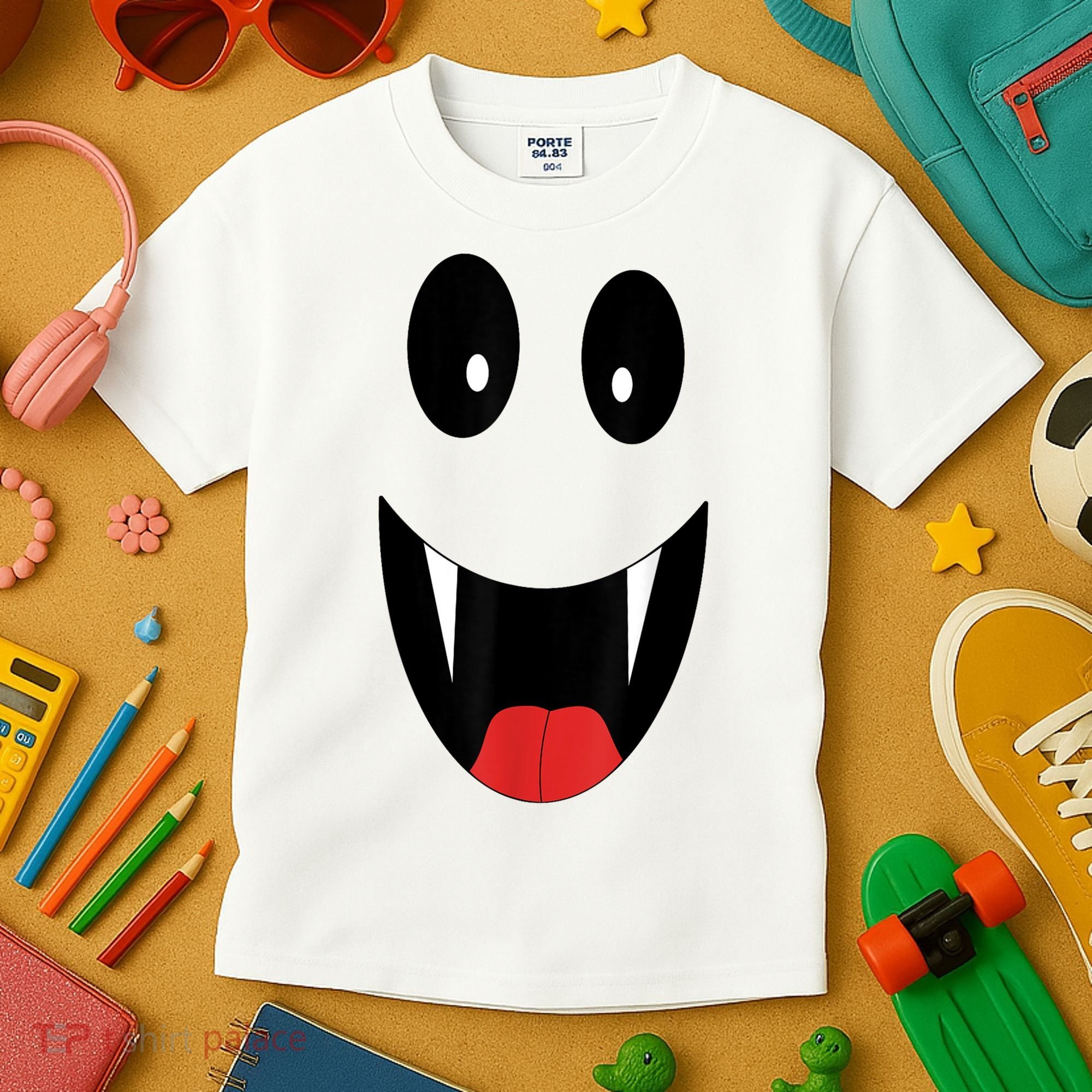 Ghost Costume Halloween Ghost Kids T-Shirt