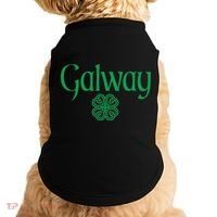 Galway Clover Hearts Irish Text Green Doggie Tank thumb 0