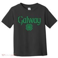 Galway Clover Hearts Irish Text Green Toddler T-Shirt thumb 0