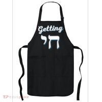 Getting Chai High Funny Jewish Hanukkah Humor  Apron thumb 0
