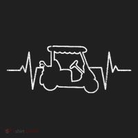 Golf Cart Heartbeat Tumbler thumb 3