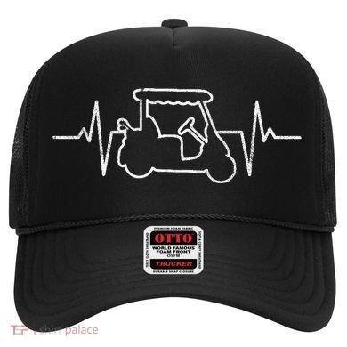 Golf Cart Heartbeat Hat
