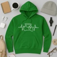Golf Cart Heartbeat Hoodie thumb 3