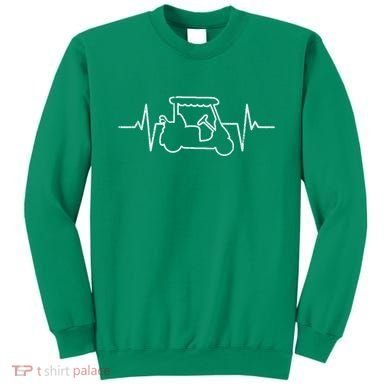 Golf Cart Heartbeat Sweatshirt