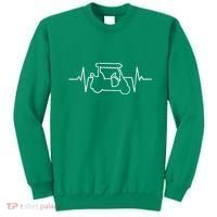 Golf Cart Heartbeat Sweatshirt thumb 0