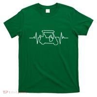 Golf Cart Heartbeat T-Shirt thumb 0