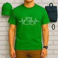 Golf Cart Heartbeat T-Shirt thumb 6