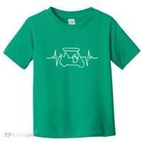 Golf Cart Heartbeat Toddler T-Shirt thumb 0