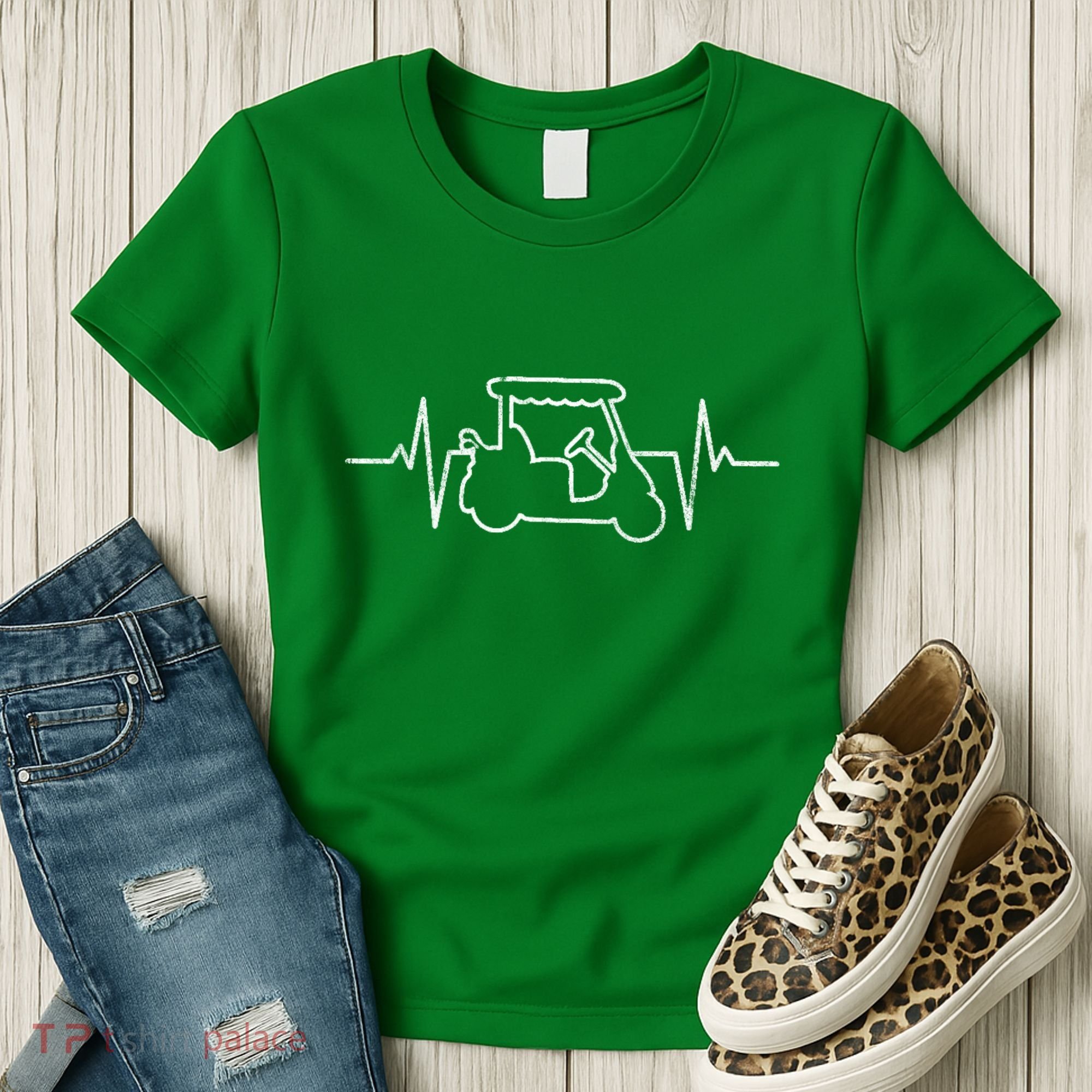 Golf Cart Heartbeat Women's T-Shirt