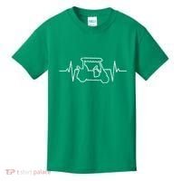 Golf Cart Heartbeat Kids T-Shirt thumb 0