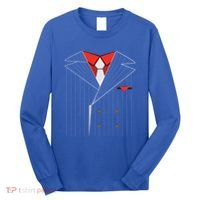 Gangster Costume Halloween Mafia Gift Long Sleeve Shirt thumb 0
