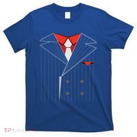 Gangster Costume Halloween Mafia Gift T-Shirt thumb 0