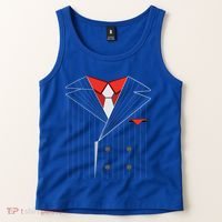 Gangster Costume Halloween Mafia Gift Tank Top thumb 2