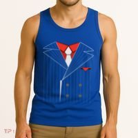 Gangster Costume Halloween Mafia Gift Tank Top thumb 3