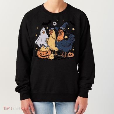 Ghost Chicken Halloween Women's Sweatshirt