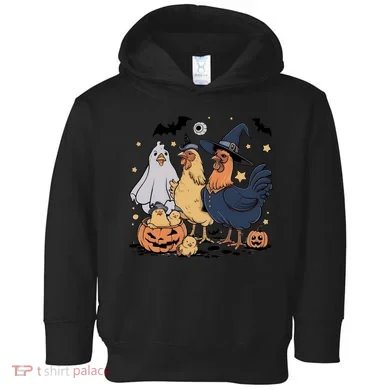 Ghost Chicken Halloween Toddler Hoodie