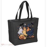 Ghost Chicken Halloween Tote Bag thumb 2
