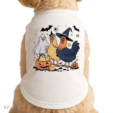 Ghost Chicken Halloween Doggie Tank