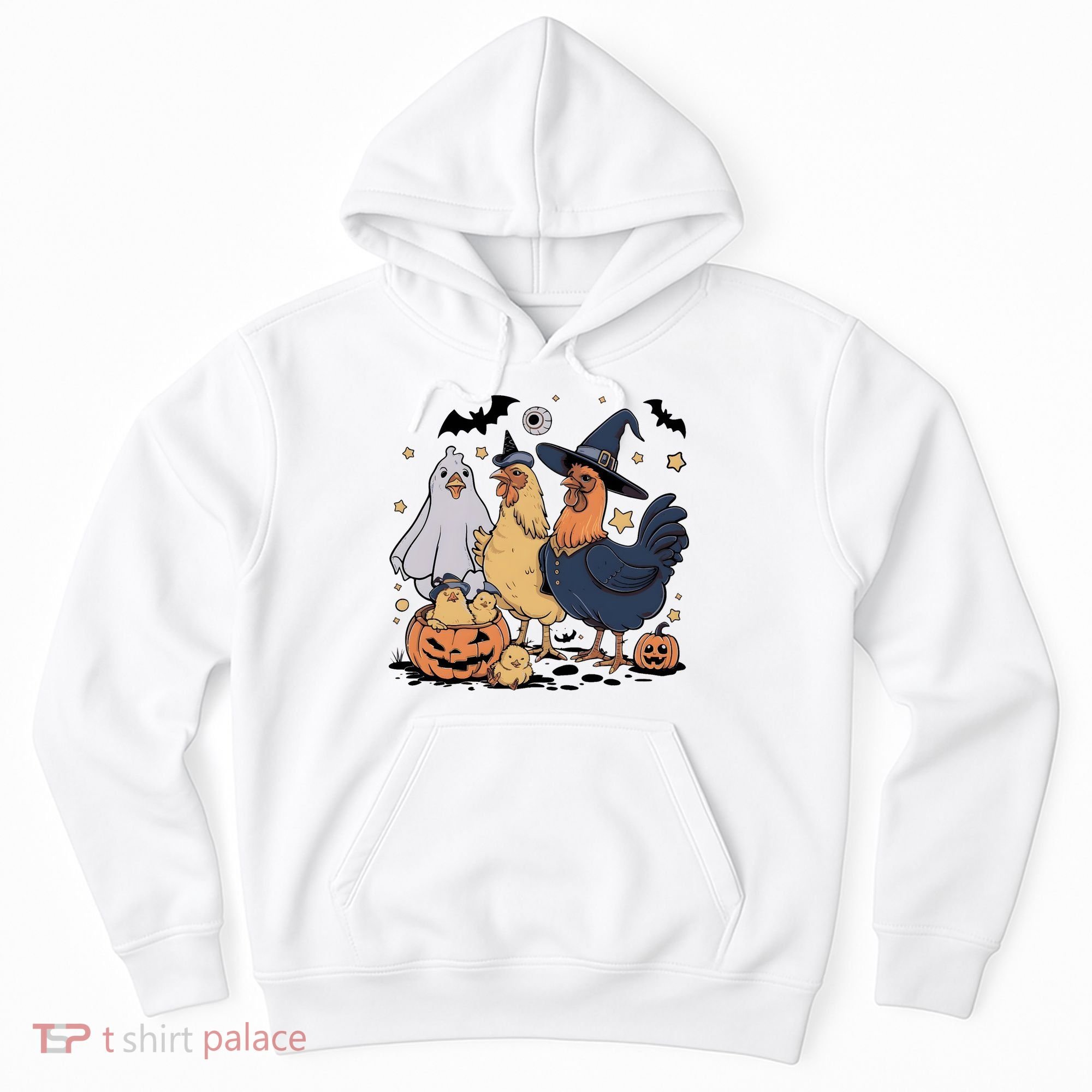 Ghost Chicken Halloween Hoodie
