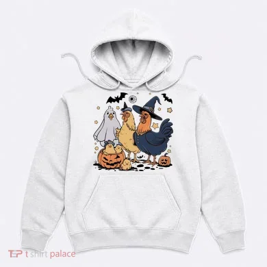 Ghost Chicken Halloween Hoodie