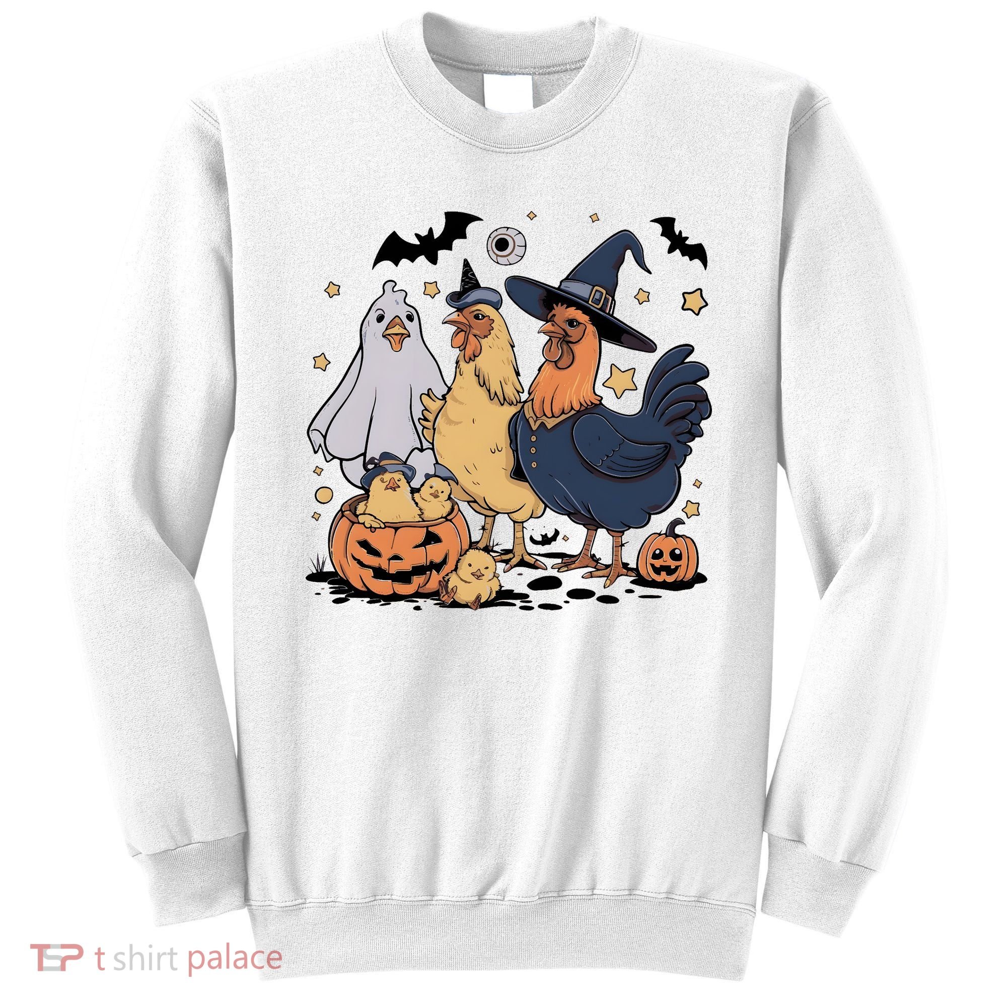 Ghost Chicken Halloween Sweatshirt