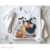 Ghost Chicken Halloween Sweatshirt thumb 2