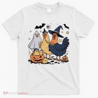 Ghost Chicken Halloween T-Shirt