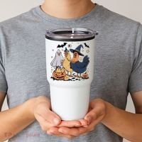 Ghost Chicken Halloween Tumbler thumb 2