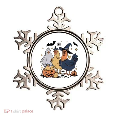 Ghost Chicken Halloween Ornament