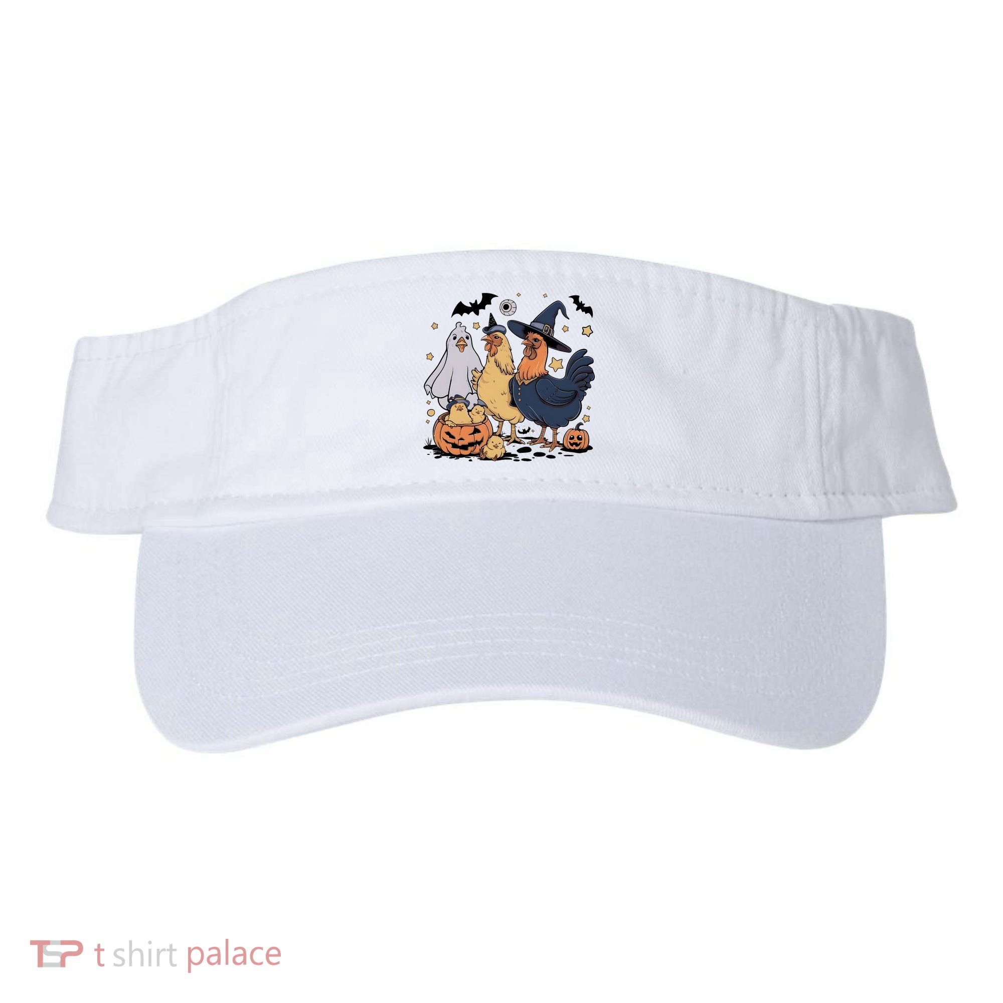 Ghost Chicken Halloween Visor