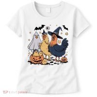 Ghost Chicken Halloween Women's T-Shirt thumb 0