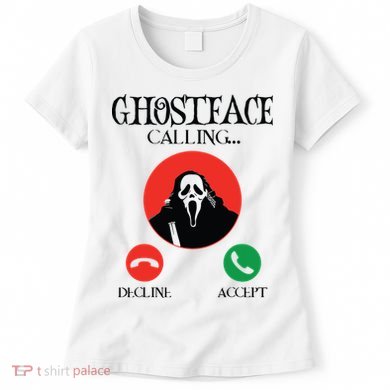 Ghostface Calling Halloween Funny, Scream You Hang Up Women's T-Shirt