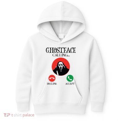 Ghostface Calling Halloween Funny, Scream You Hang Up Kids Hoodie