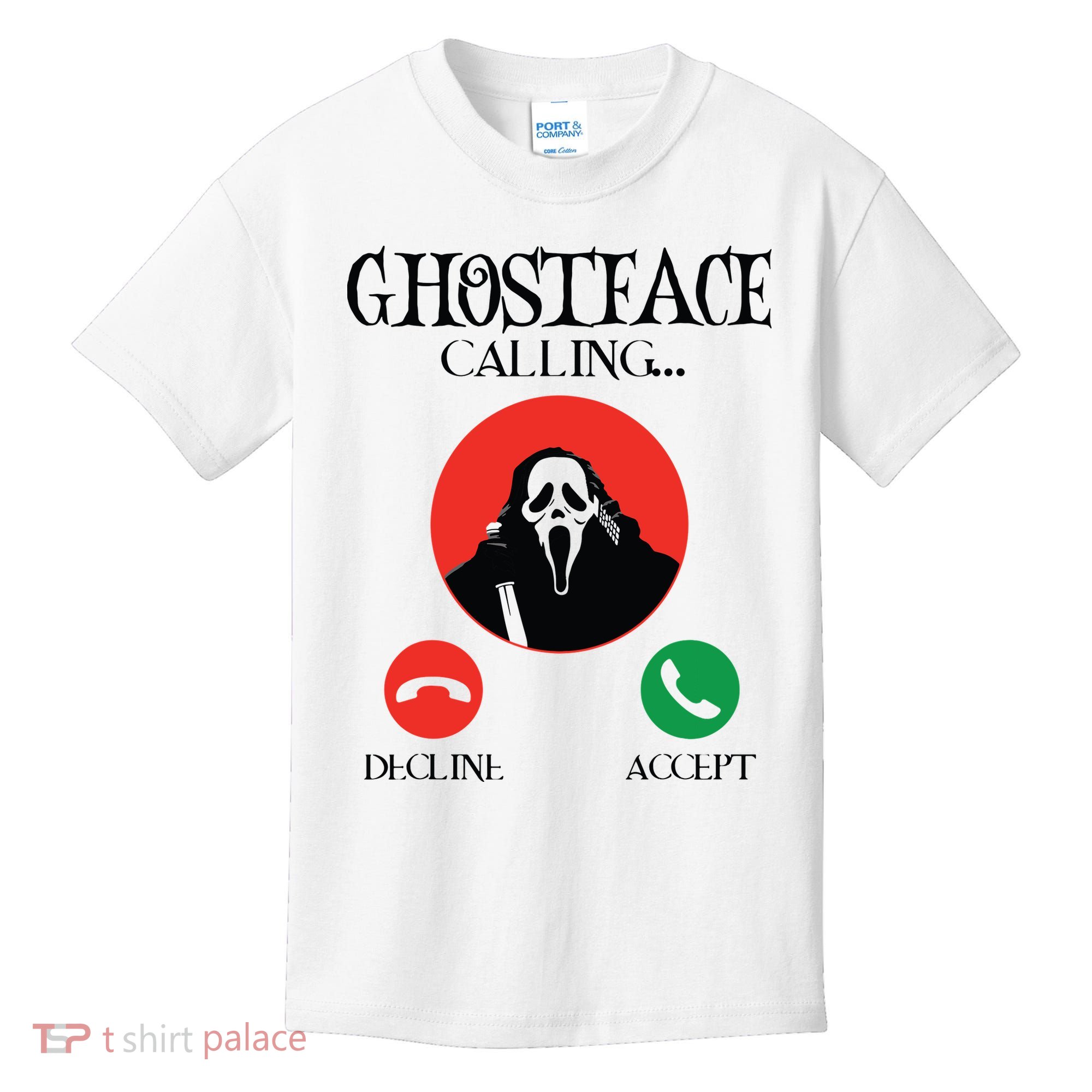 Ghostface Calling Halloween Funny, Scream You Hang Up Kids T-Shirt