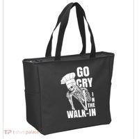 Go Cry In The Walkin Restaurant Kitchen Chef Work Joke Tote Bag thumb 2