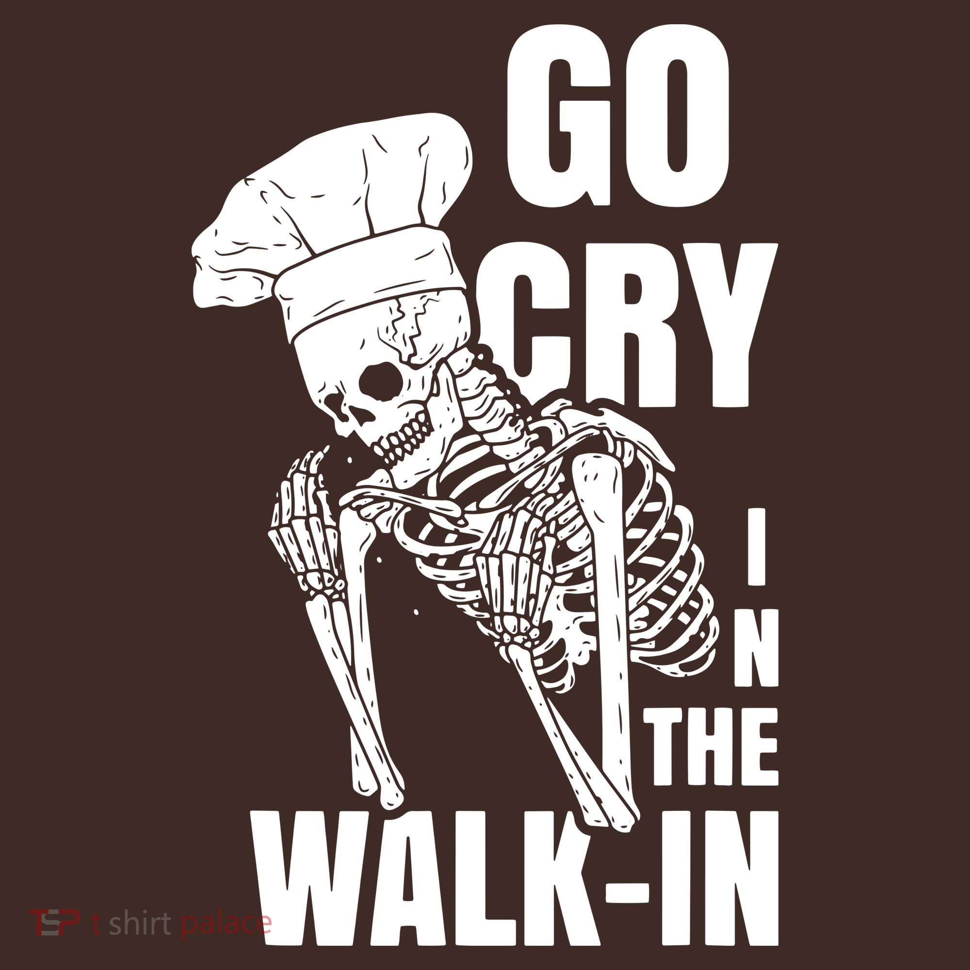 Go Cry In The Walkin Restaurant Kitchen Chef Work Joke Coaster