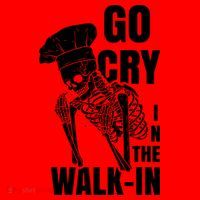Go Cry In The Walkin Restaurant Kitchen Chef Work Joke Santa Hat thumb 1