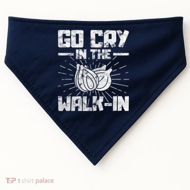 Go Cry In The Walkin Onion Chef USA-Made Doggie Bandana