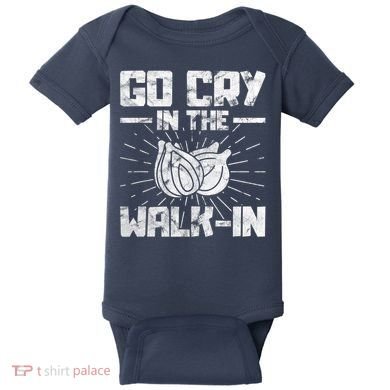 Go Cry In The Walkin Onion Chef Baby Bodysuit