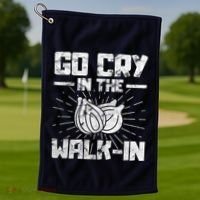 Go Cry In The Walkin Onion Chef Golf Towel thumb 1