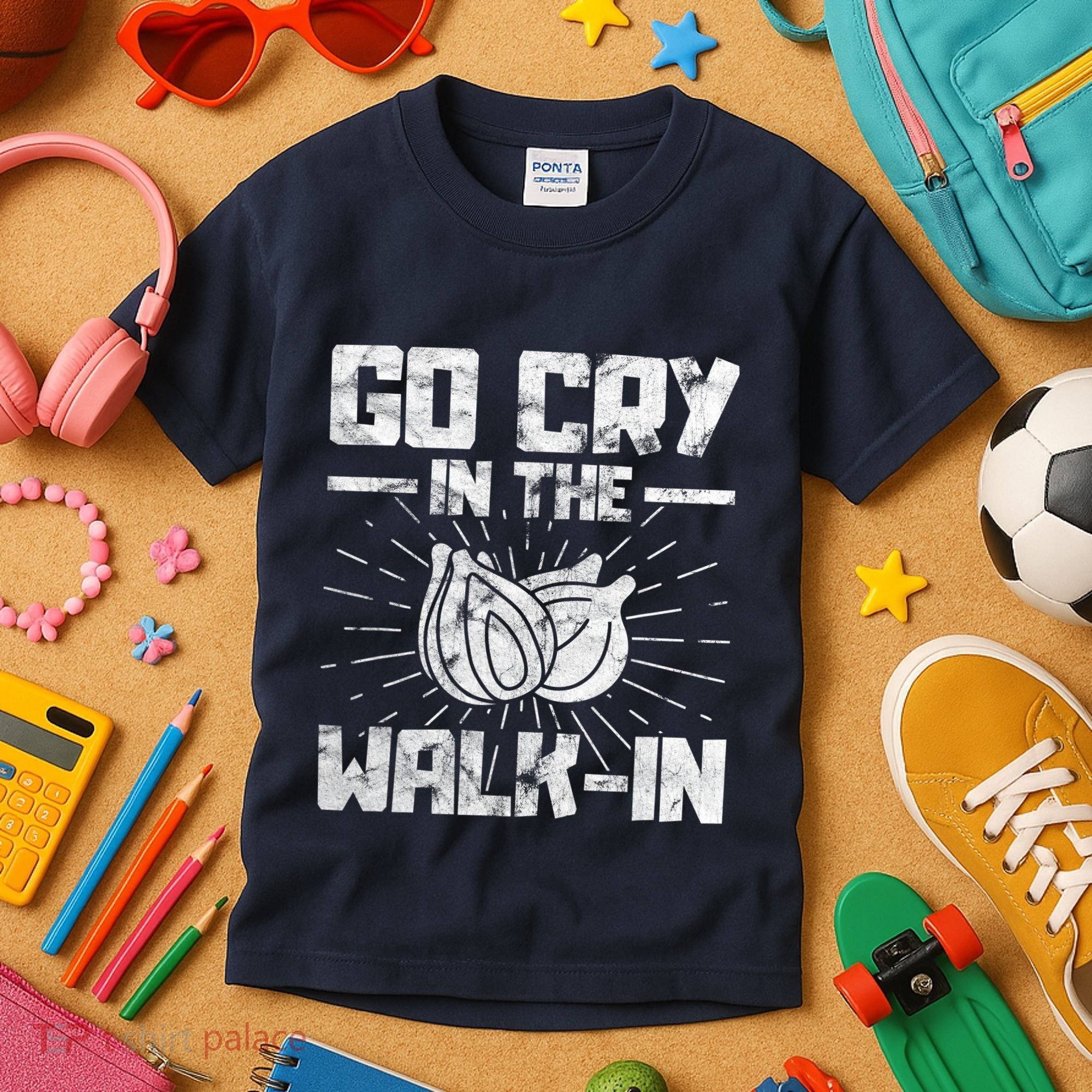 Go Cry In The Walkin Onion Chef Kids T-Shirt