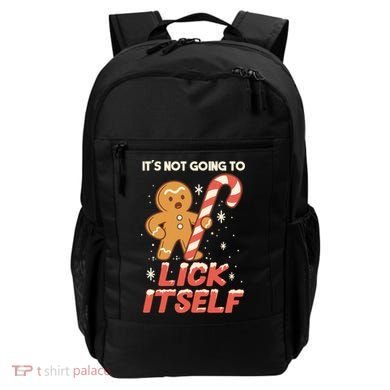 Gingerbread Candy Inappropriate Funny Christmas Graphic Backpack