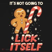 Gingerbread Candy Inappropriate Funny Christmas Graphic Toddler Hoodie thumb 2