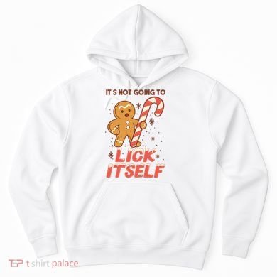 Gingerbread Candy Inappropriate Funny Christmas Graphic Hoodie