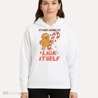 Gingerbread Candy Inappropriate Funny Christmas Graphic Hoodie thumb 5