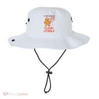 Gingerbread Candy Inappropriate Funny Christmas Graphic Bucket Hat thumb 0