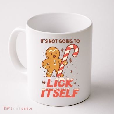 Gingerbread Candy Inappropriate Funny Christmas Graphic Coffee Mug