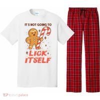 Gingerbread Candy Inappropriate Funny Christmas Graphic Pajama Set thumb 0